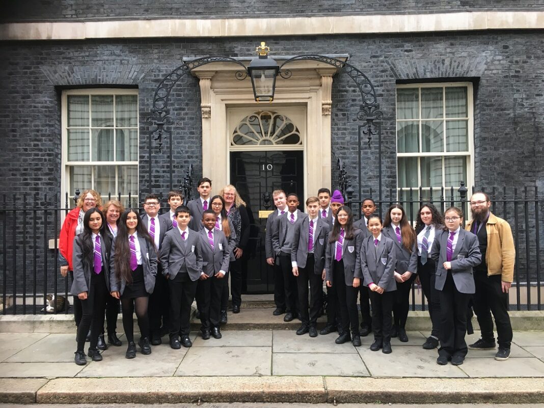 Students on the John Willmott London visit