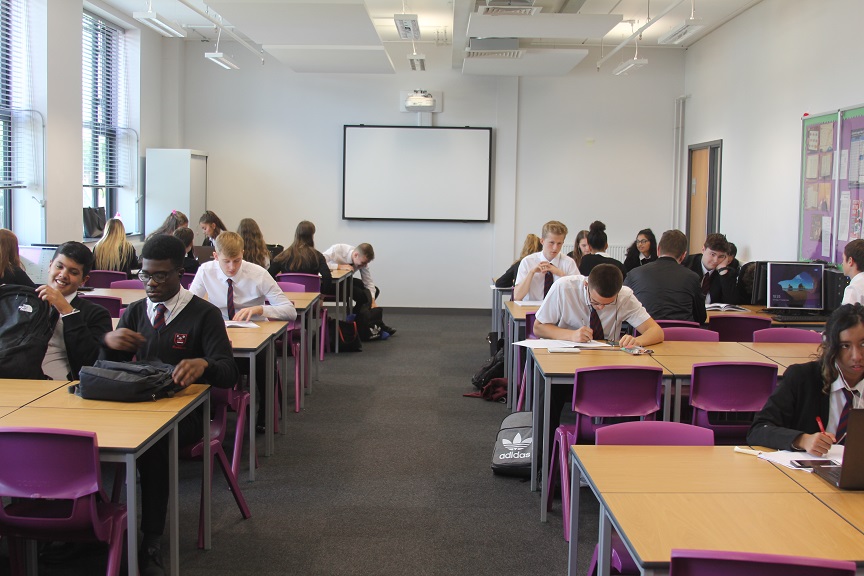 Impressive new facilities enjoyed by Plantsbrook School Sixth Form.