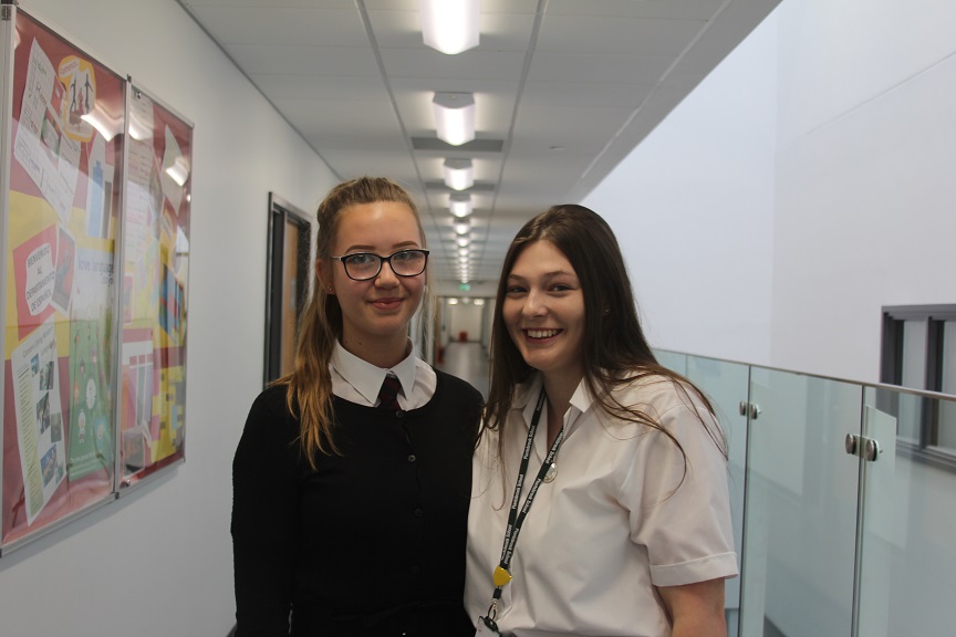 Seventeen-year-olds Lauren Ross and Grace Sparrow are Plantsbrook School Sixth Form new senior student leaders.