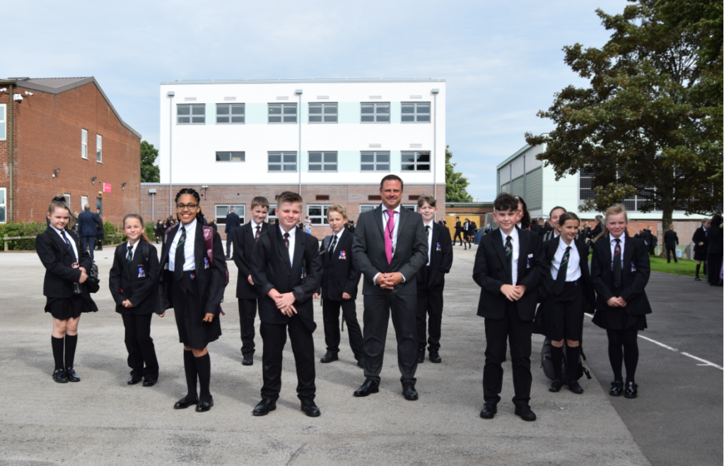 A  state-of-the-art new Coleshill School block has been hailed by the headteacher as ‘the next step in the journey of a united learning community’ in the town.