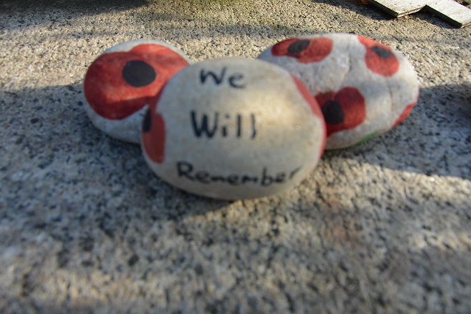 The school marked Remembrance Day in a number of ways - most notably in a virtual service.