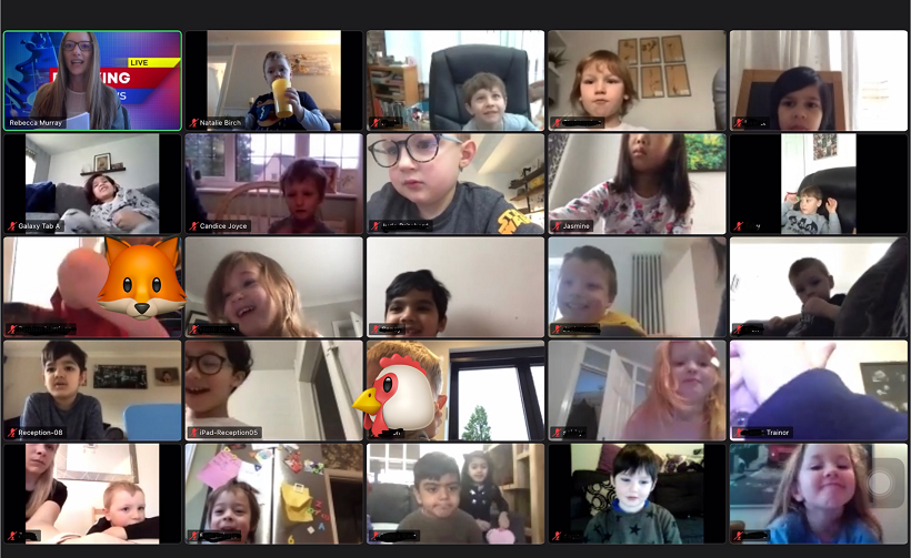 Reception pupils from Mere Green Primary School created video reports retelling the classic story of ‘Chicken Little’ and some of their work appeared on ITV’s popular Central News programme.