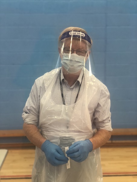 Former NHS professional Phil Milligan has led the creation of the testing centre.