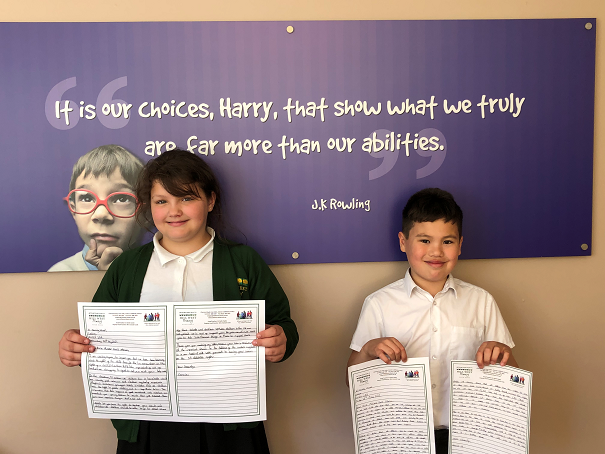 Hill West pupils have written to Prime Minister Boris Johnson