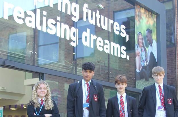 Plantsbrook students had a chance to sample life as a college student.