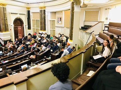 Sarah watches the full meeting of Birmingham City Council.