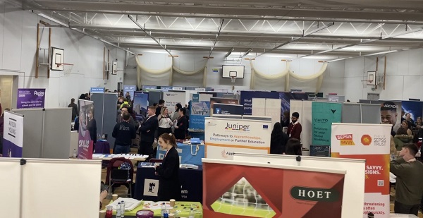 Arthur Terry Careers Fair: Around 100 exhibiting organisations and 230 visiting professionals took part.