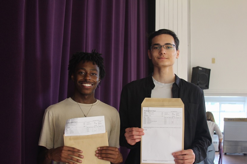 John Willmott A-levels 2023  - John Willmott students Hunor Veres and Tatenda Mutonga are going on to study medicine after achieving impressive grades.
