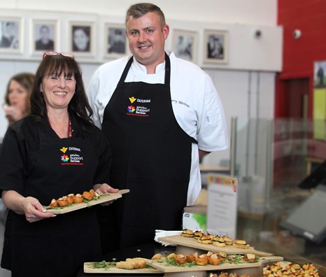 Innovative ATLP Partner Programme - Arthur Terry's kitchen staff served up an impressive selection of food for the visitors.