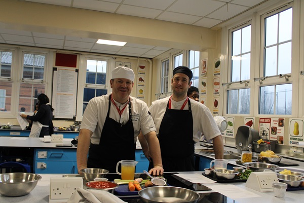 
Dean Cole with his Belfry colleague Dan Richards.