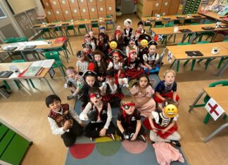 Mere Green Primary Pirates weigh anchor to inspire young readers Pupils at Mere Green Primary School enjoyed a Pirate Day.