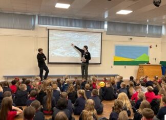 Two Gates Primary careers event gives students a glimpse of the future Two Gates Primary Careers event - Harry and Tommy from Tyseley Energy Park (TEP) led a whole school assembly on climate change.