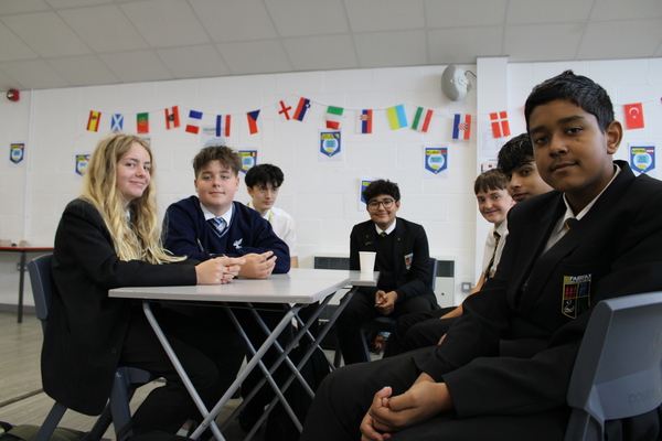 Fairfax Academy Languages Week:  The event saw students from the two schools working together.