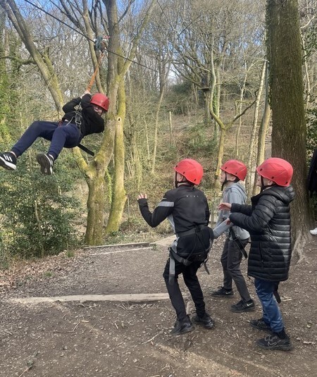 Students took part in two residential visits to Boundless Outdoors.