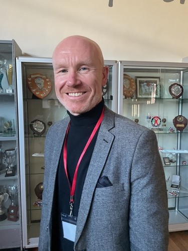 Fairfax Academy apprentice James returns to inspire students: Also returning was former Head Boy Mark Duffy, who left Fairfax in 1998 and now works as HR Director for Talent at Ryanair.