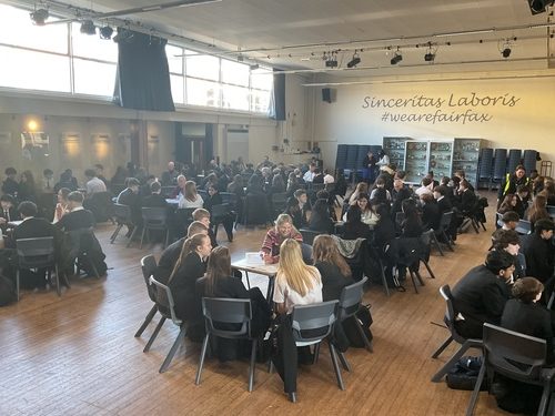 Fairfax Academy apprentice James returns to inspire students:  Fairfax Academy is working to broaden students’ understanding of the many careers pathways available to them.