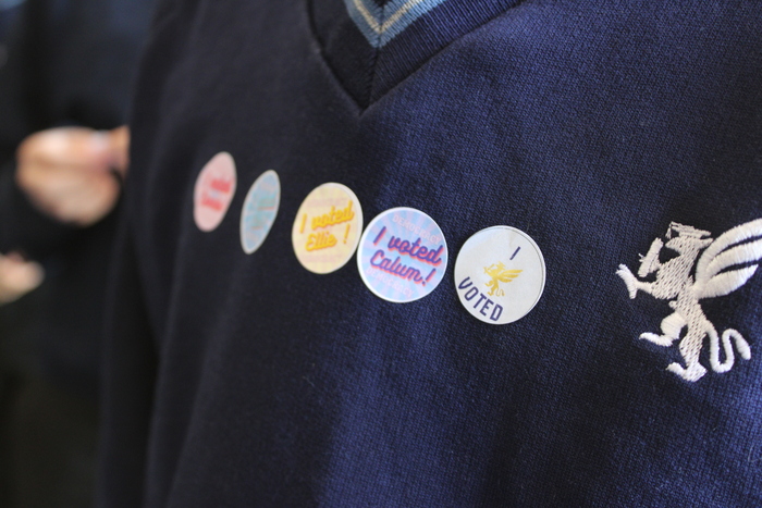 Candidates campaigned using leaflets, posters and stickers – as well as making speeches to their fellow students.
