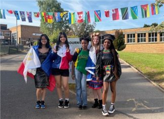 Bournville students celebrate their heritage on Culture Day Bournville Culture Day 2026: Students at Bournville School celebrated Culture Day by dressing in outfits representing their heritage.