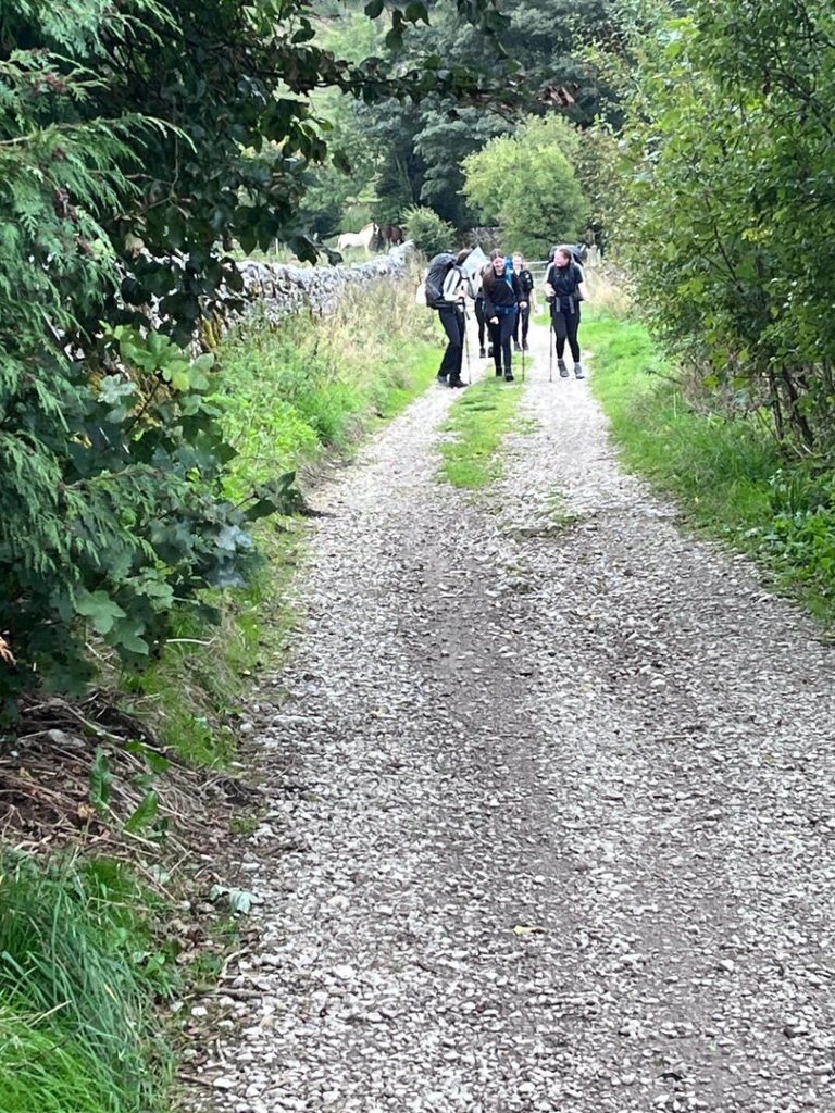 Fairfax Academy Duke of Edinburgh: Each group was required to set itself an issue to explore during a trek.
